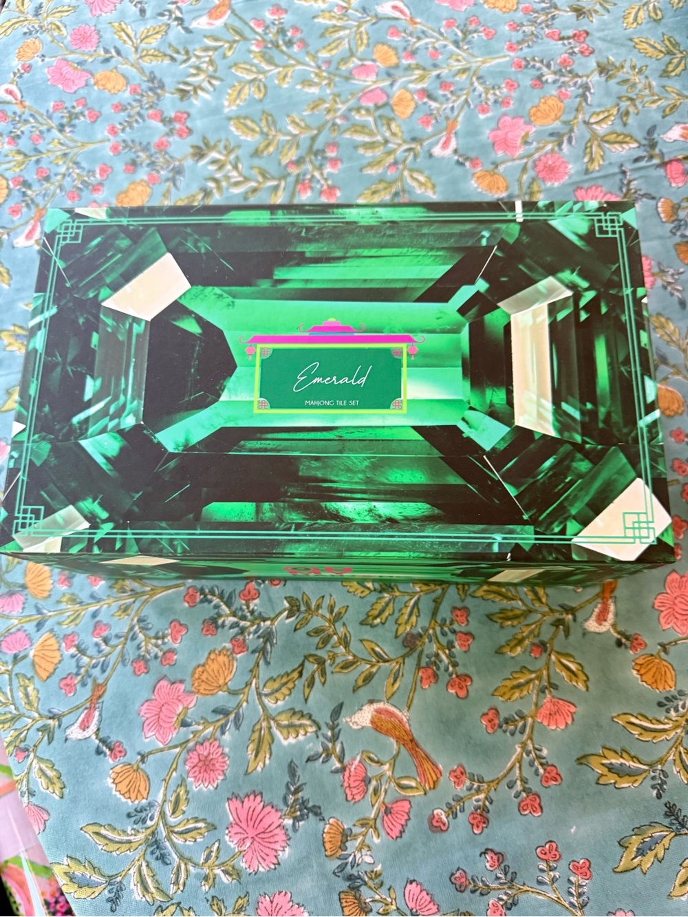 Oh My Mahjong Emerald Mahjong Tiles NWT. Retiring Soon. Box dice cards include.